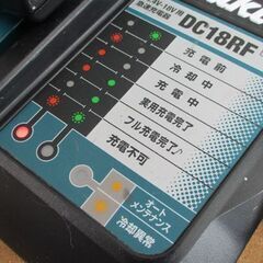 マキタ 急速充電器 14.4V-18V用 DC18RF バッテリー充電器 makita USB 札幌市北区屯田の画像