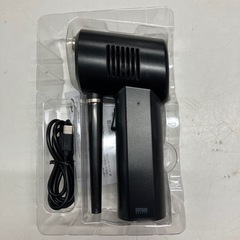 O 2602-0392 サンワサプライ　充電式電動エアダスター　LED搭載　未使用品の画像
