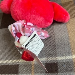 新品　マイメロ　ぬいぐるみ　いちご柄　約20センチの画像