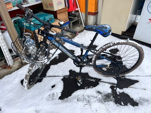 24インチ　自転車　ジュニア用　タイヤ減り　そのほか動作問題なし