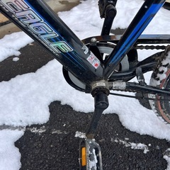 24インチ　自転車　ジュニア用　タイヤ減り　そのほか動作問題なしの画像