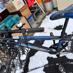 24インチ　自転車　ジュニア用　タイヤ減り　そのほか動作問題なしの画像