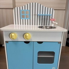 【woody puddy】トイザらス　木製キッチン　おままごと
の画像