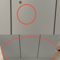 J752⭐️イトーキ 3人用　更衣ロッカー（鍵付き）の画像