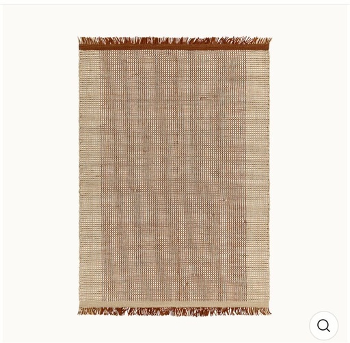 定価7.5万　rughaus ラグハウス　ラグ　mira ブラウン　茶