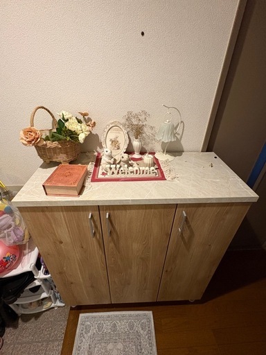 オシャレな洋風シューズボックス