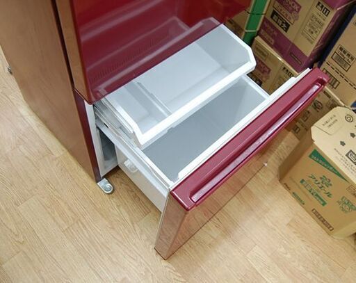 2ドア冷蔵庫 168L 2020年製 AQUA  AQR-17J(R) 100Lクラス レッド アクア  札幌市 清田区 平岡