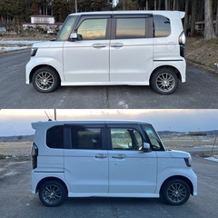 車検たっぷり！NBOX！カスタム！H30年式！JF4！4WD！ワンオーナー！スタッドレス！見てキャンセルOK！早い者勝ち！の画像