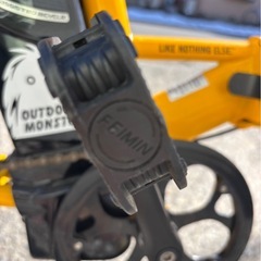 ハマー電動アシスト自転車 20インチ イエロー 折りたたみ式 の画像