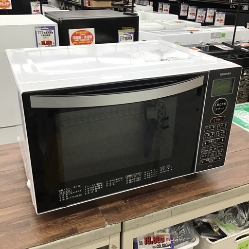 #B-24【ご来店頂ける方限定】TOSHIBAのフラットオーブンレンジです