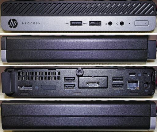 【超小型】HP ProDesk 400 G4 DM/ Intel Core i5-8500T (6コア) /8GB DDR4/128G
