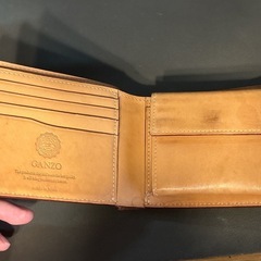 【GANZO】 ガンゾ コードバン 二つ折り財布 ダークグリーンの画像