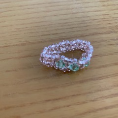 手作り指輪の画像