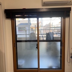 【高級オーダー品/美品】木製ブラインド 2セット（W230/W180）リフォームに伴いお譲りします！の画像