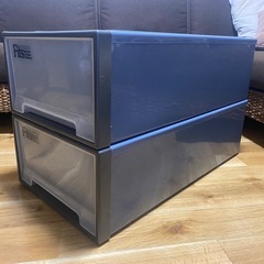 Fitsフィッツ押入れ収納クローゼット収納2個セットチェストの画像