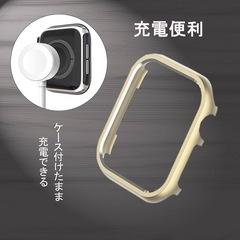新品！Miimall Apple Watch用 金属製バンパー38mm ゴールドの画像