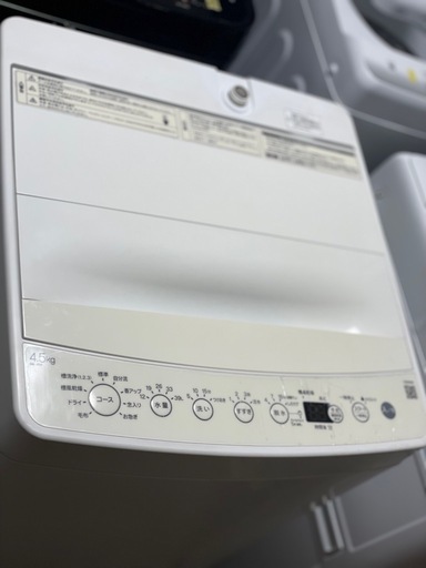 送料・設置込み可?表示価格より10%OFF?　洗濯機　4.5kgビックカメラ 2021年【分解クリーニング済み】