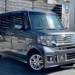 安心の総額表示！車検9年9月21日★ホンダN-boxカスタムそのまま乗って帰れます！禁煙車BluetoothナビTV電動スライドドアetc純正アルミホイールの画像