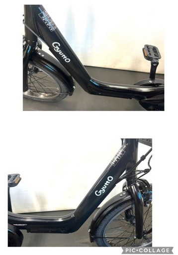 1年保証 新型　パナソニック　ギュット　gutto 黒色　電動アシスト自転車 g210