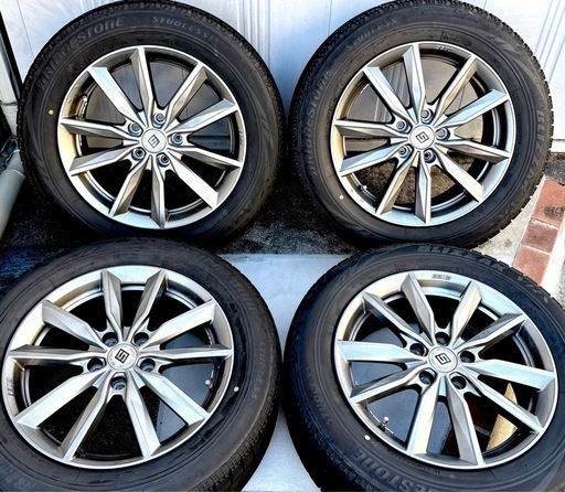 215/60r17 スタッドレス タイヤ ブリヂストン VRX ホイール タイヤ 4本セット UX C-HR CX MX カローラクロス エスティマ アルファード ベルファイア エルグランド オデッセイ スノー 冬 17インチ