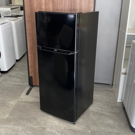 【商談中】新生活応援セール！！ 激安価格！！ ハイアール 2ドア冷蔵庫 130L 2021年製 JR-N130A 黒 ブラック 札幌市白石区 モノリス B89