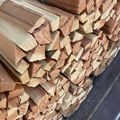 薪　焚き付け、キャンプ、焚き火用　
杉　小割　の画像