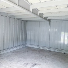 【引き取り限定】イナバ ガレージ 物置 車庫 収納 倉庫　ヨドコウ カーポートの画像