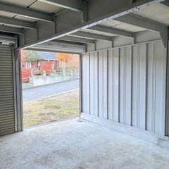 【引き取り限定】イナバ ガレージ 物置 車庫 収納 倉庫　ヨドコウ カーポートの画像