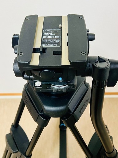 Vinten Vision Blue 三脚ヘッドセット｜純正クイックシュー付｜ケース付き｜極美品・英国製