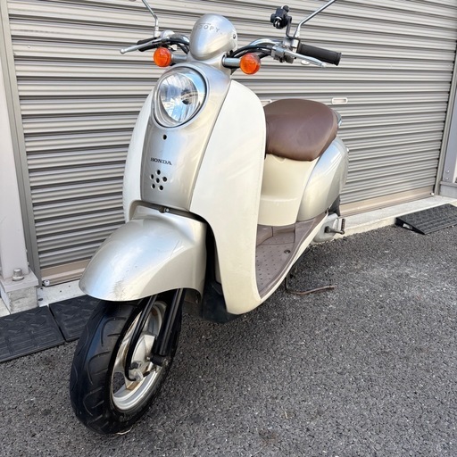 4487.お洒落可愛い　スクーピー　バッテリー、シート、オイル新品　千葉県柏市　即日配送、自走引き取りも可能