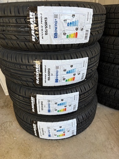 ご成約ありがとうございます?タイヤ新品+ホイールセット‼️155/65R13 MC21SワゴンR 純正アルミホイール