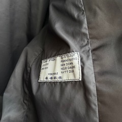 急募【10日(火)必着】MONCLER モンクレール 青タグ希少ロングダウンコート ブラック サイズ1 キャトルフロコン最高品質羽毛 クリーニング済の画像