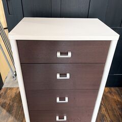 シンプル モダン チェスト 4段 幅約60ｃｍ 洋服収納の画像
