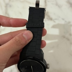 diesel 腕時計ブラックの画像