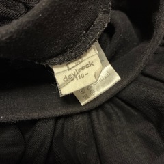 devlrockチュールスカート付きレギンス　110サイズ　黒の画像