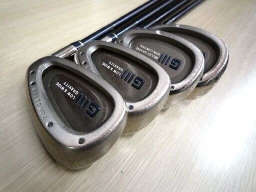 ゴルフクラブ アイアン4本セット ダイワ GⅢ 9番 PW AW SW FLEX R カーボンシャフト 中古 DAIWA 苫小牧西店