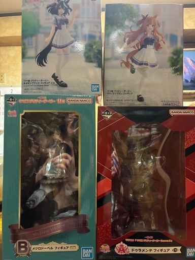 ウマ娘フィギュア プライズ 1番クジ メジロドーベル ドゥラメンテ キタサンブラック マヤノトップガン