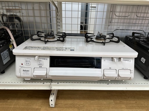 【ドリーム川西店御来店限定】☆ジモティー見たよ♪割引☆ パロマ LPガステーブル PA-S42H-L LPガス 2022 動作確認／ク
