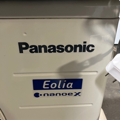 O 2602-0417 Panasonicエアコン　エオリア2022年製　CS-222DFL-W 100V リモコンなし6〜9畳用
