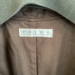 PRIDE プライド　フード付きロングコートの画像