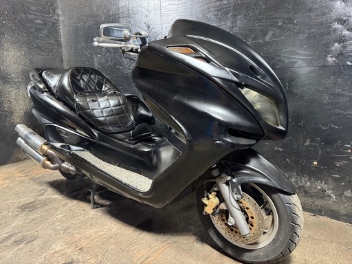 ★支払い総額5.8万円★買取強化中！査定無料♪ヤマハ　マジェスティC250 社外マフラー！フロントマスク！社外ハンドル！