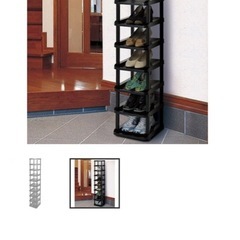 シューズラック(靴収納) ホワイト　10段の画像