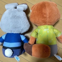 ズートピア ジュディ ニック ぬいぐるみの画像