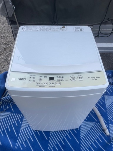 AQUA 5.0kg 洗濯機　21年製