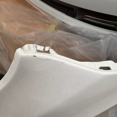 インプレッサ GRB 後期バンパー（ピュアホワイト塗装済）の画像