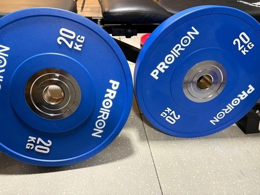 PROIRON 20kg ダンベルプレート 2個