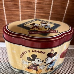 ディズニー ミッキー&ミニー　空き缶の画像