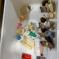 シルバニアファミリー赤い屋根セットの画像