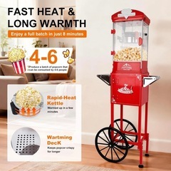 海外製✨未使用✨ポップコーンマシーンの画像