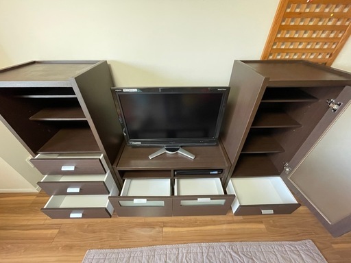 【セット売り】テレビ 32型 SHARP ブルーレイレコーダー　Blu-ray　テレビ台　